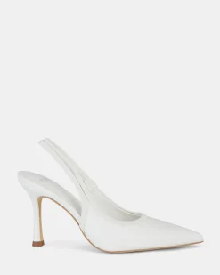 IANTHE WHITE Closed Toe Heels
