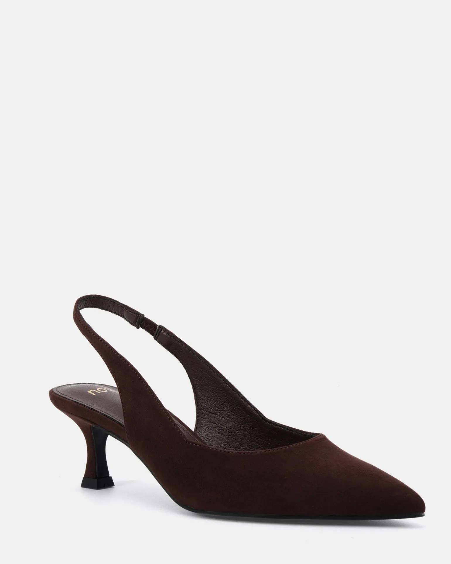 IDINNA ESPRESSO SUEDE Low Heels