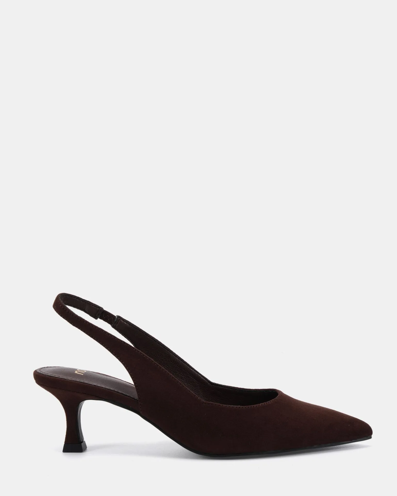 IDINNA ESPRESSO SUEDE Low Heels