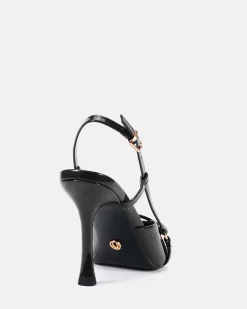 IDLE Black Patent Pumps