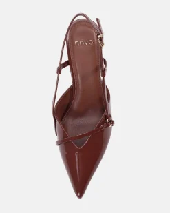 IDLE PLUM PATENT Pumps