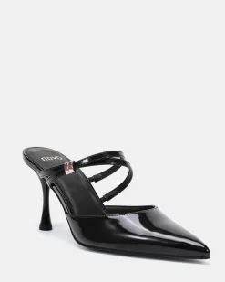 IDONEA Black Patent High Heels