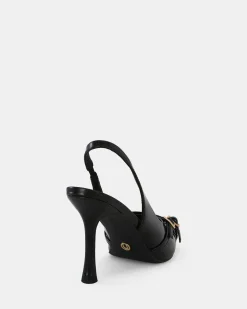 IGGI Black Patent High Heels