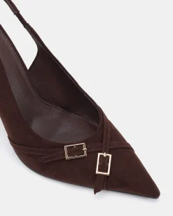IGGI ESPRESSO SUEDE High Heels