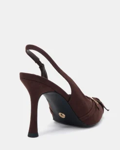 IGGI ESPRESSO SUEDE High Heels