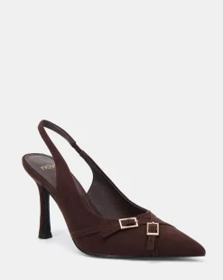 IGGI ESPRESSO SUEDE High Heels