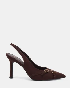 IGGI ESPRESSO SUEDE High Heels