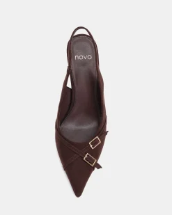 IGGI ESPRESSO SUEDE High Heels
