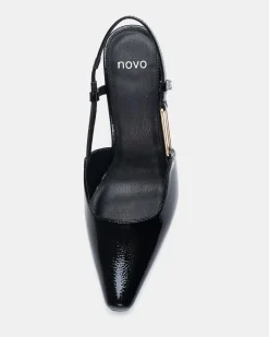 INSPO Black Patent High Heels