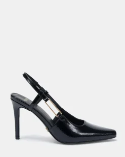 INSPO Black Patent High Heels