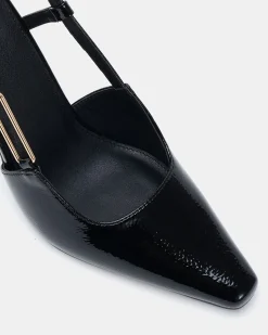 INSPO Black Patent High Heels