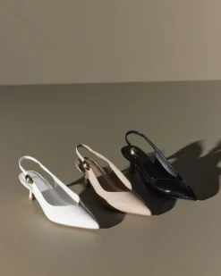 IONIZE White Patent High Heels