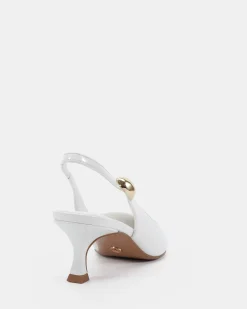IONIZE White Patent High Heels