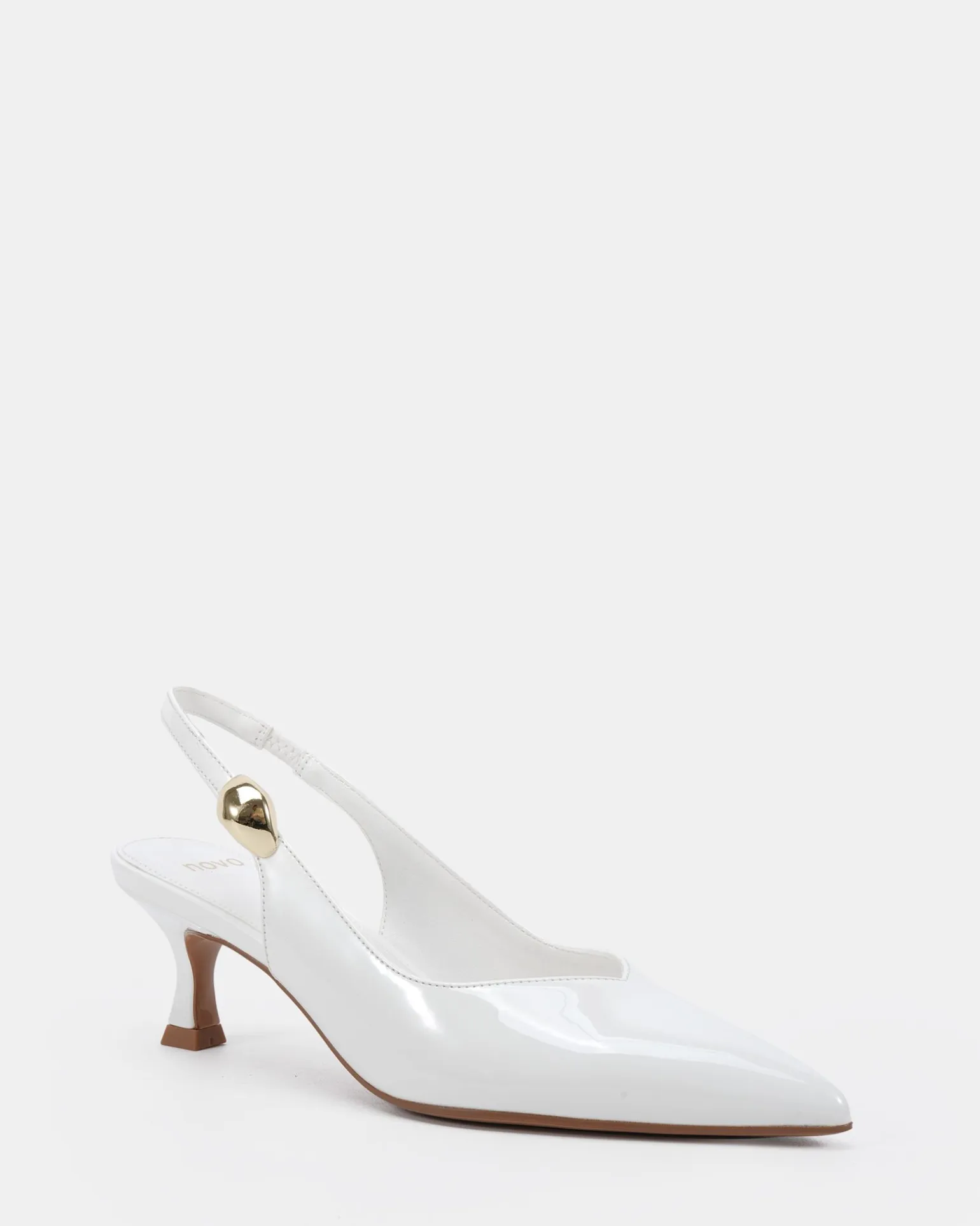 IONIZE White Patent High Heels