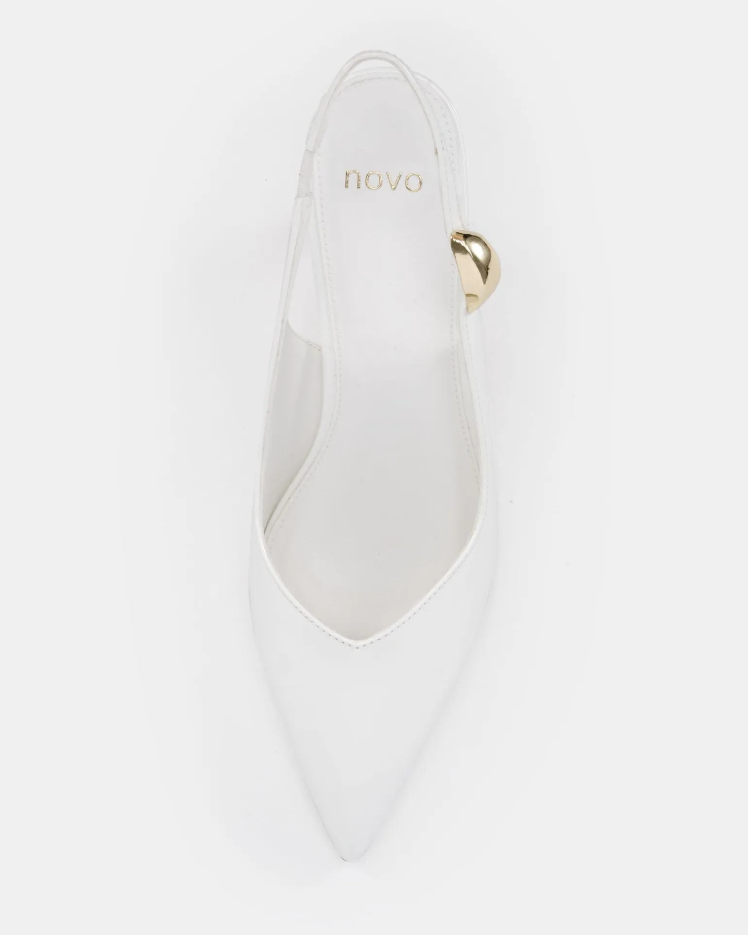 IONIZE White Patent High Heels