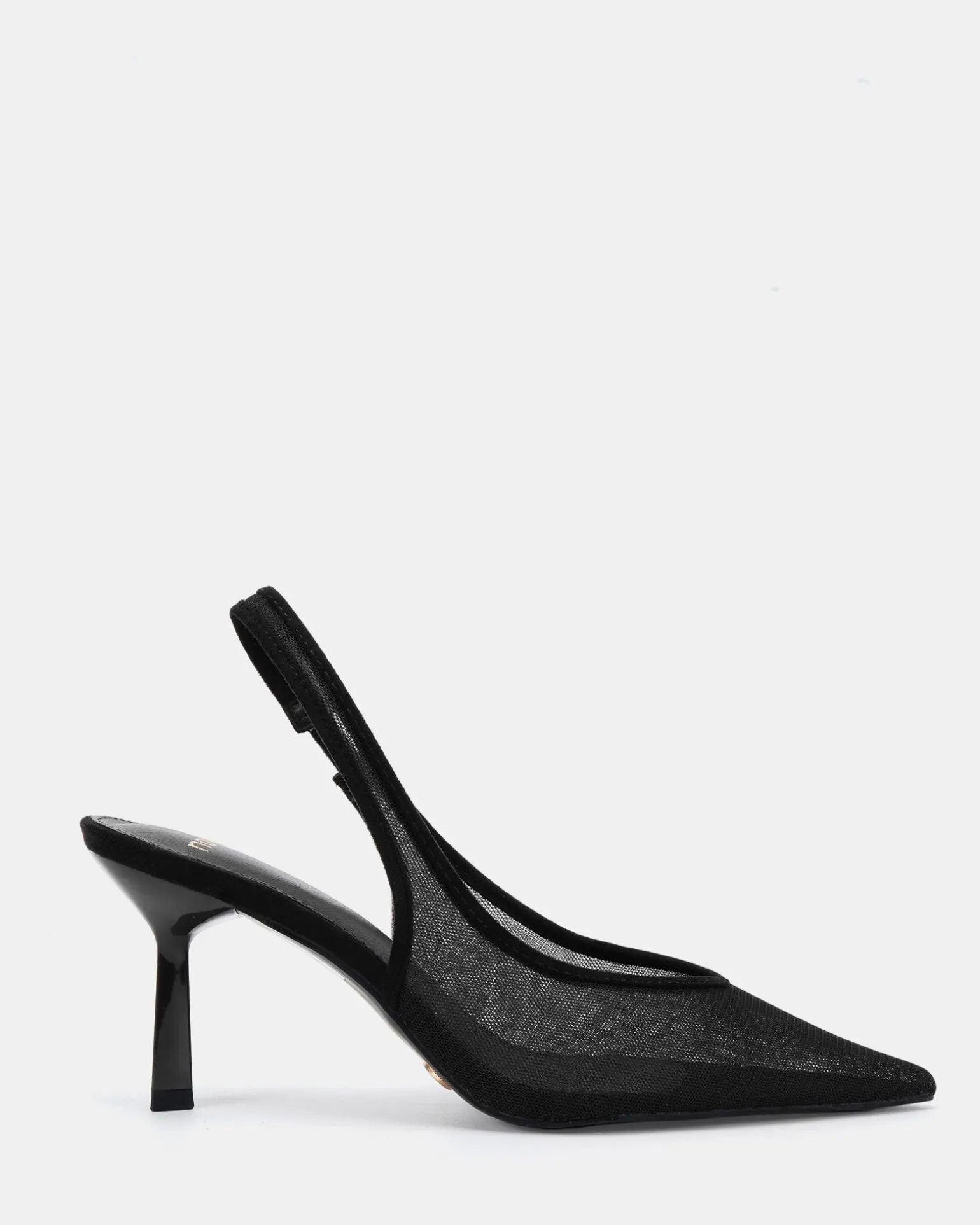 IRAYA Black Mesh Pumps