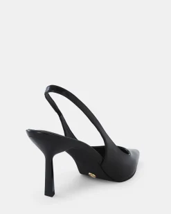 IRAYA Black Patent Pumps