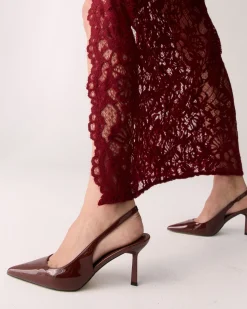 IRAYA PLUM PATENT High Heels