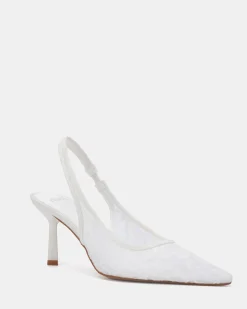 IRAYA WHITE LACE Pumps