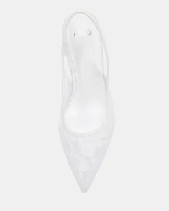 IRAYA WHITE LACE Pumps