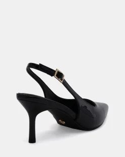 IRMA Black Patent Pumps