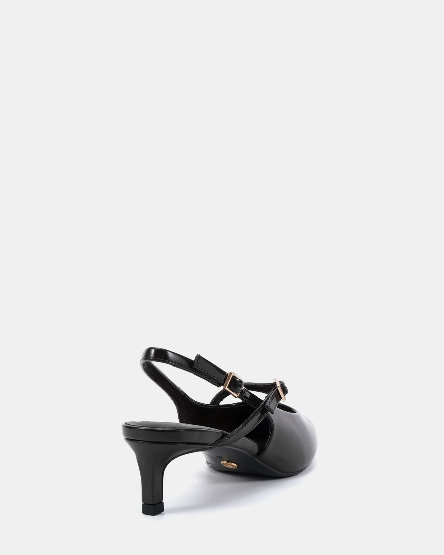ISELA Black Patent Low Heels