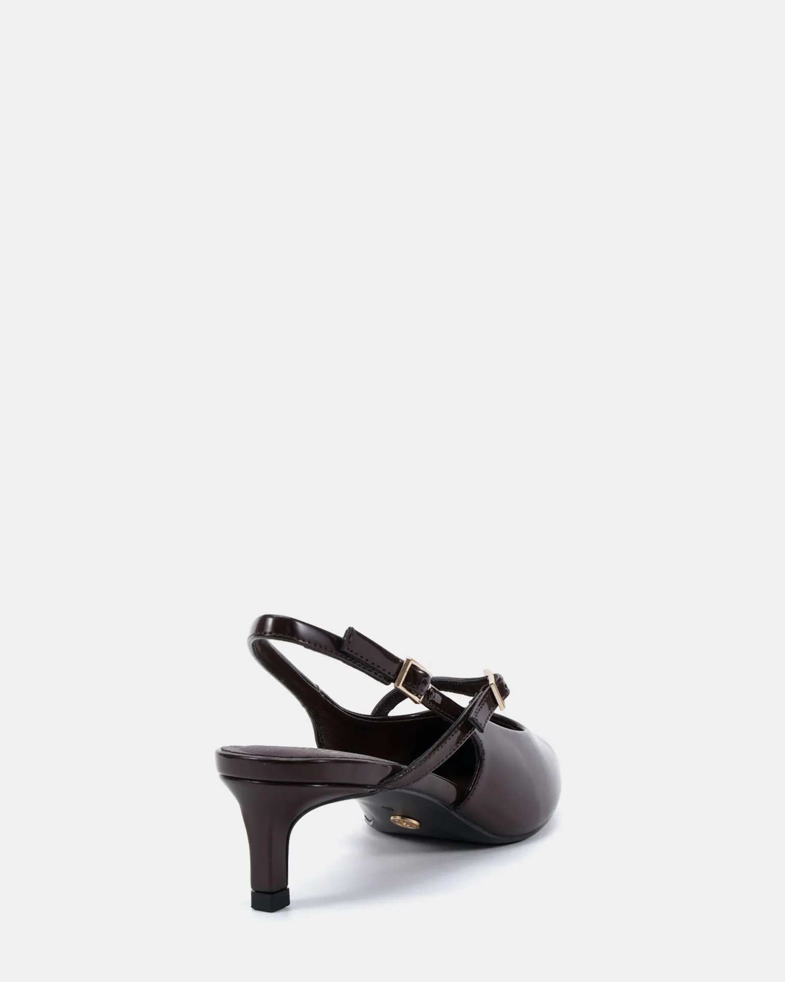 ISELA ESPRESSO PATENT Low Heels