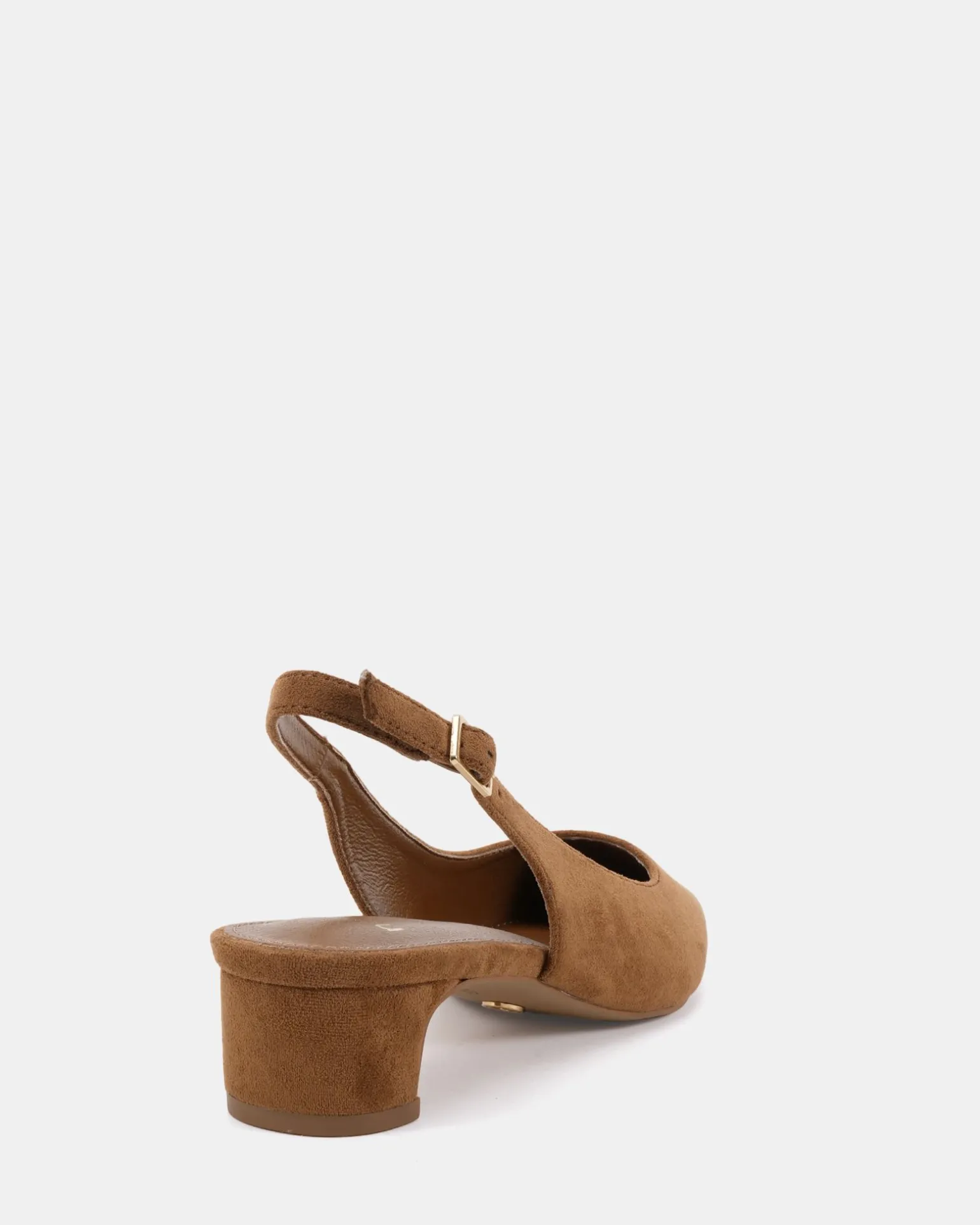ISREES Caramel Suede Low Heels