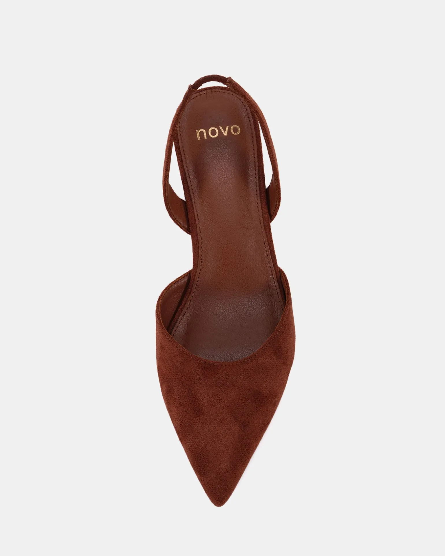 ISSAKA COFFEE SUEDE Low Heels