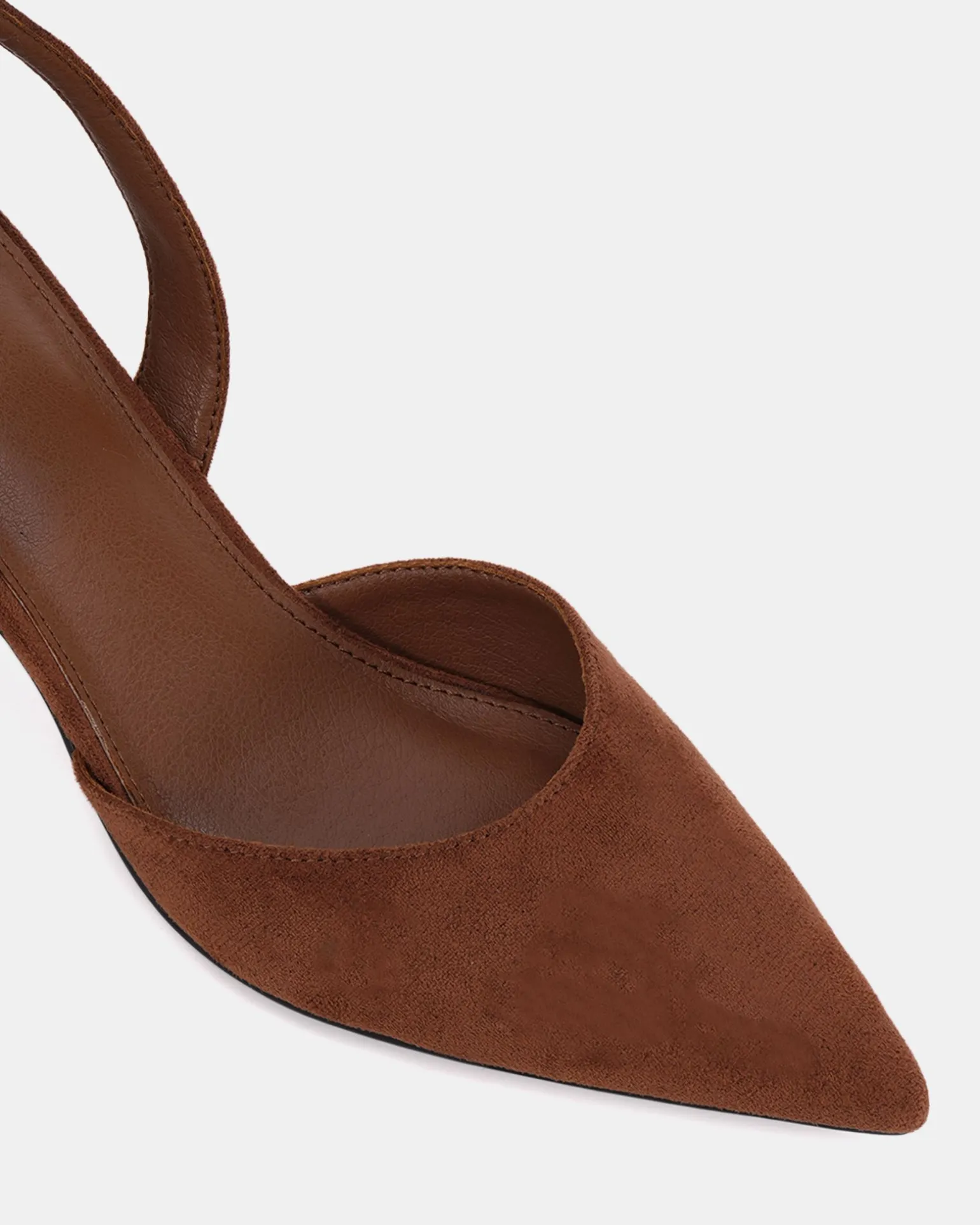 ISSAKA COFFEE SUEDE Low Heels