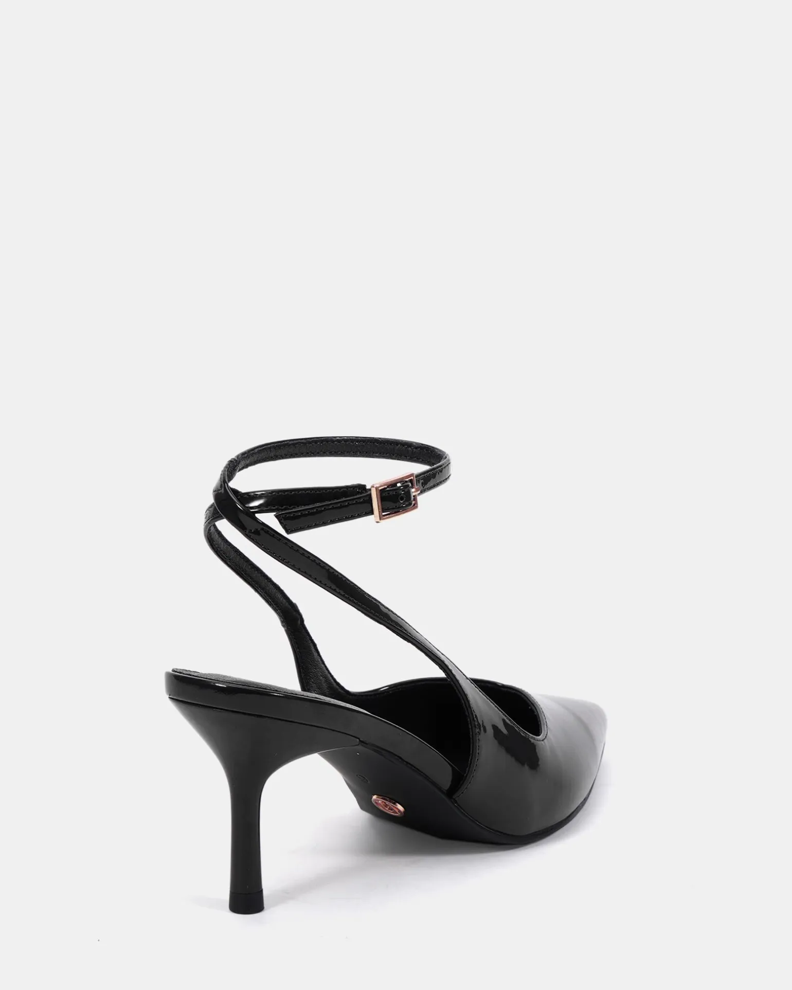 ITASHI Black Patent Low Heels