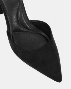 IVANKA Black Suede Pumps