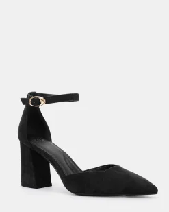 IVANKA Black Suede Pumps