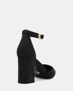 IVANKA Black Suede Pumps