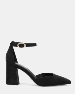 IVANKA Black Suede Pumps