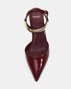 IVAR DEEP RED PATENT High Heels