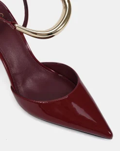 IVAR DEEP RED PATENT High Heels