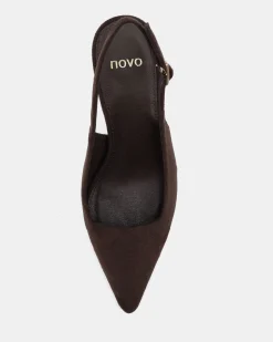 IYLAH ESPRESSO SUEDE High Heels