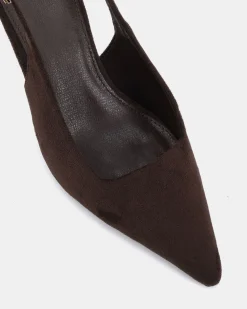 IYLAH ESPRESSO SUEDE High Heels