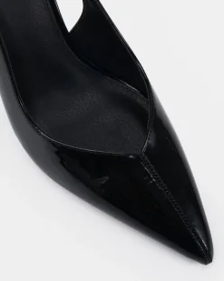 IZAY Black Patent High Heels