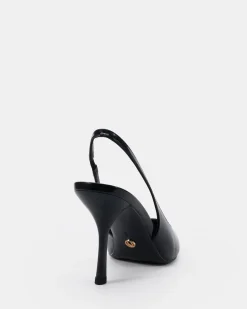 IZAY Black Patent High Heels