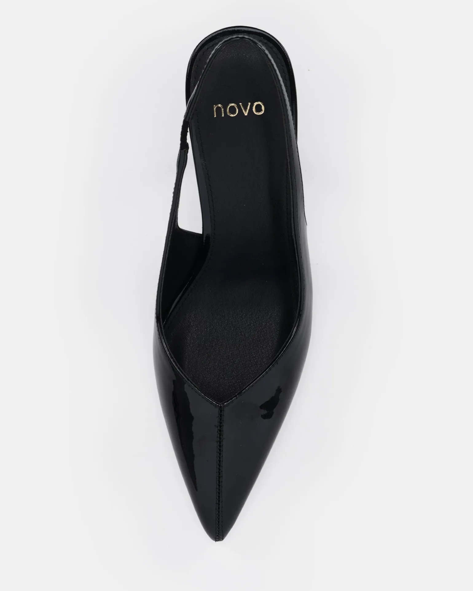 IZAY Black Patent High Heels