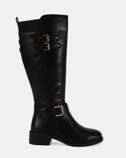 JEWELL BLACK Long Boots