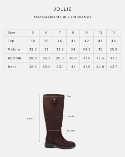 JOLLIE ESPRESSO SUEDE Zip Up Boots