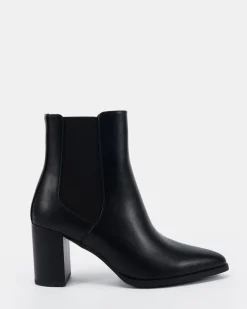 KAIA BLACK Heeled Boots