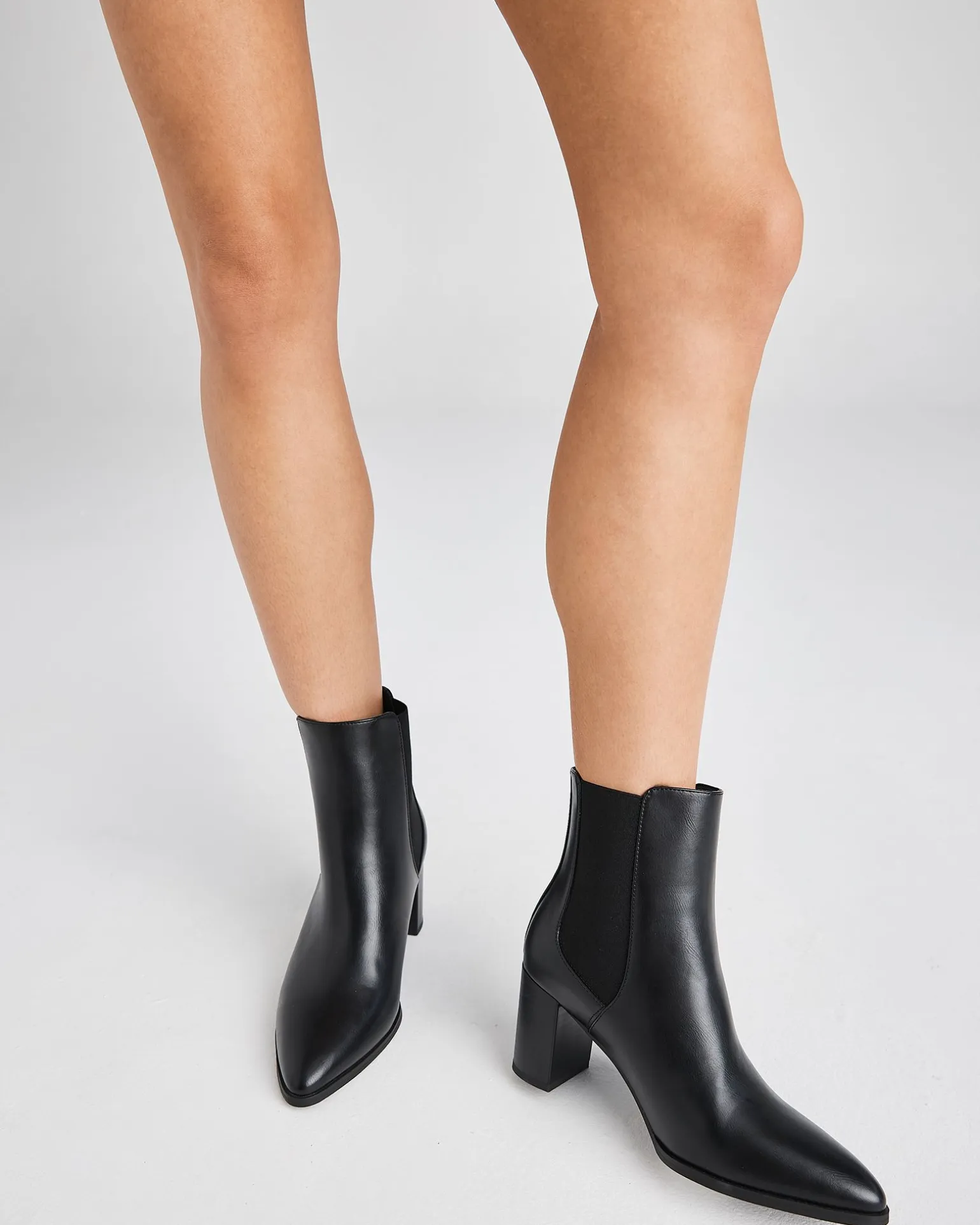 KAIA BLACK Heeled Boots
