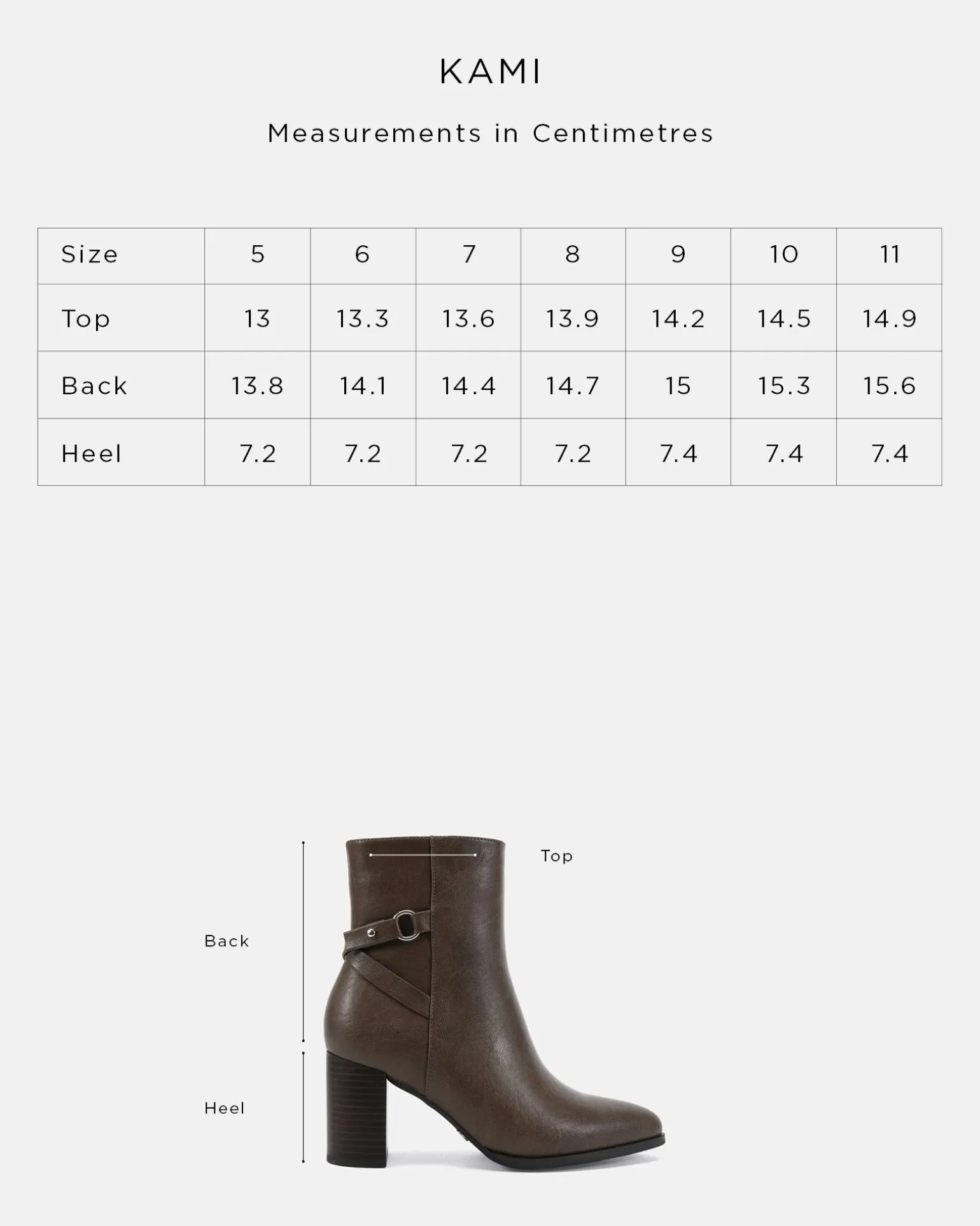 KAMI BLACK Ankle Boots