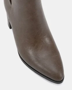 KAMI DARK TAUPE VINTAGE Ankle Boots