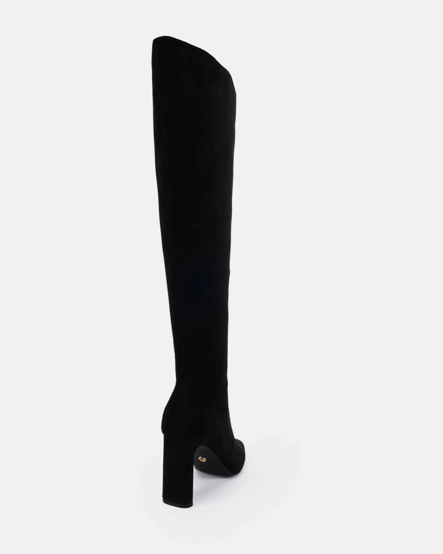 KIYOMI Black Suede Heeled Boots