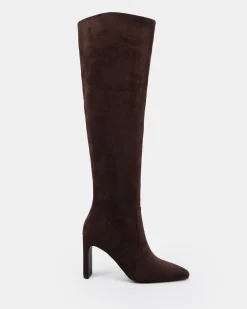 KIYOMI ESPRESSO SUEDE Heeled Boots